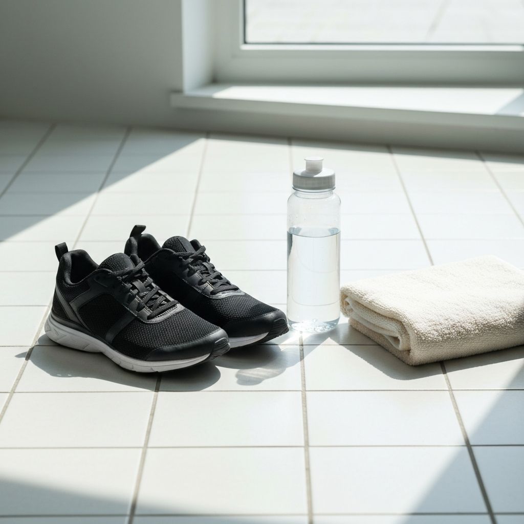 Athletic equipment suggesting physical movement